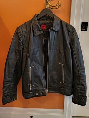 Perfect Vintage Black Nappa Leather Moto Jacket